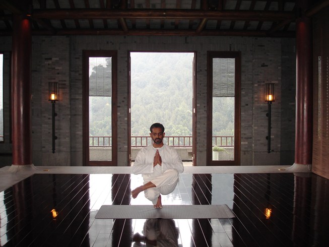 フーチュン・リゾート Fuchun Resort 富春山居度假村のヨガスタジオ