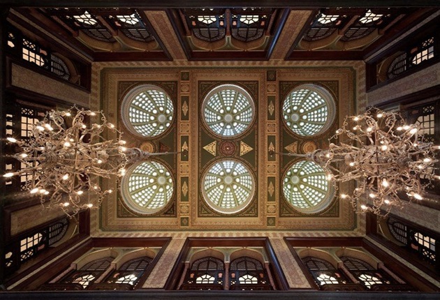 ペラ・パレス・ホテル・ジュメイラの天井