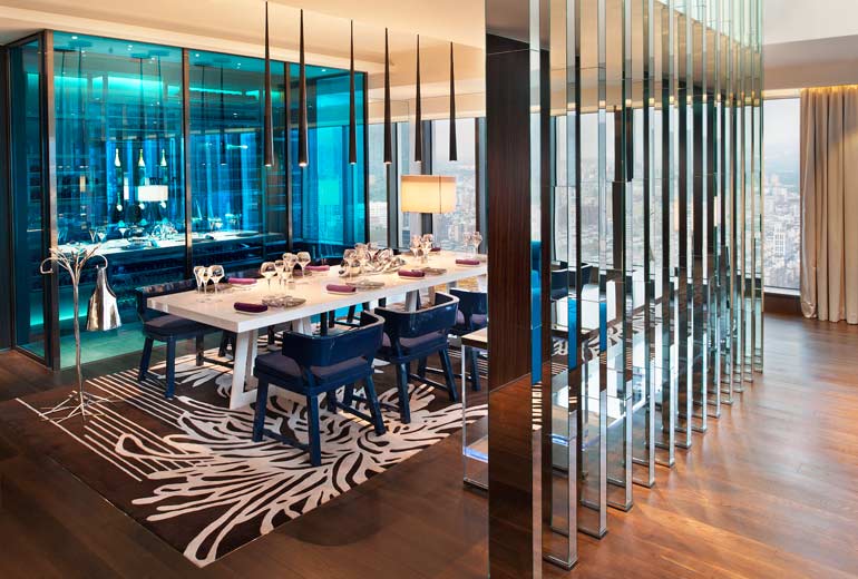 W台北 W Taipei 紫艷酒吧の客室