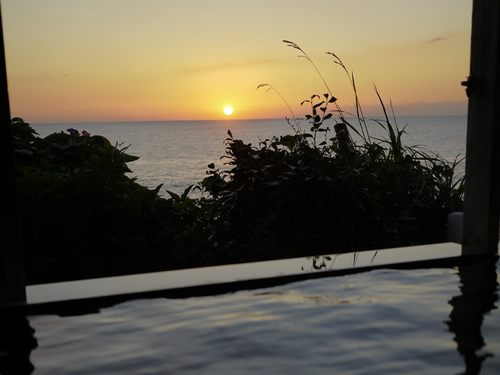 海椿葉山のお風呂から風景