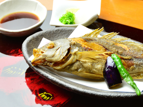海椿葉山のいさき料理