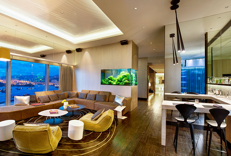 Wホテル香港のエクストリームWOWスイート