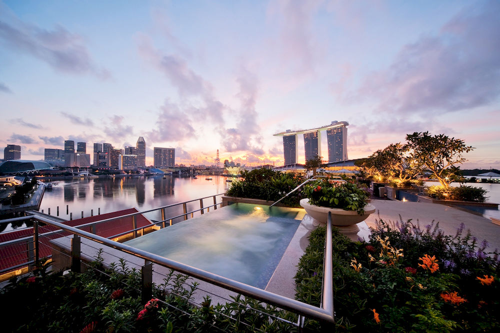 ザ・フラートン・ベイ・シンガポール The Fullerton Bay Hotel Singaporeのジャグジー
