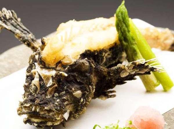 オニオコゼのから揚げ