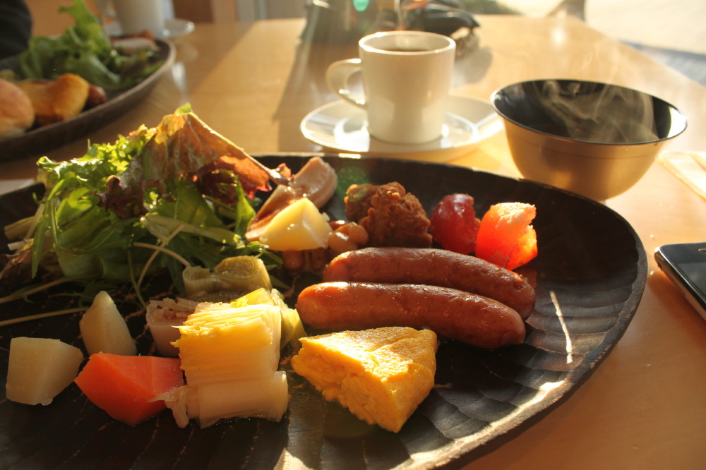 ベネッセ・ハウスの朝食