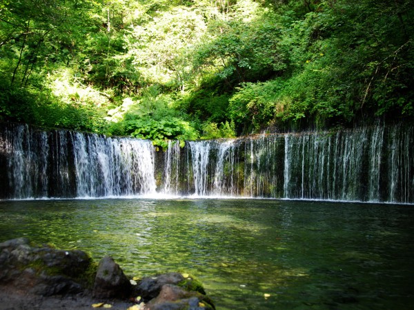 軽井沢の白糸の滝
