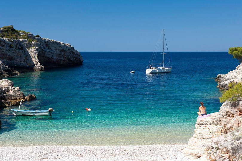 クロアチアのvis島