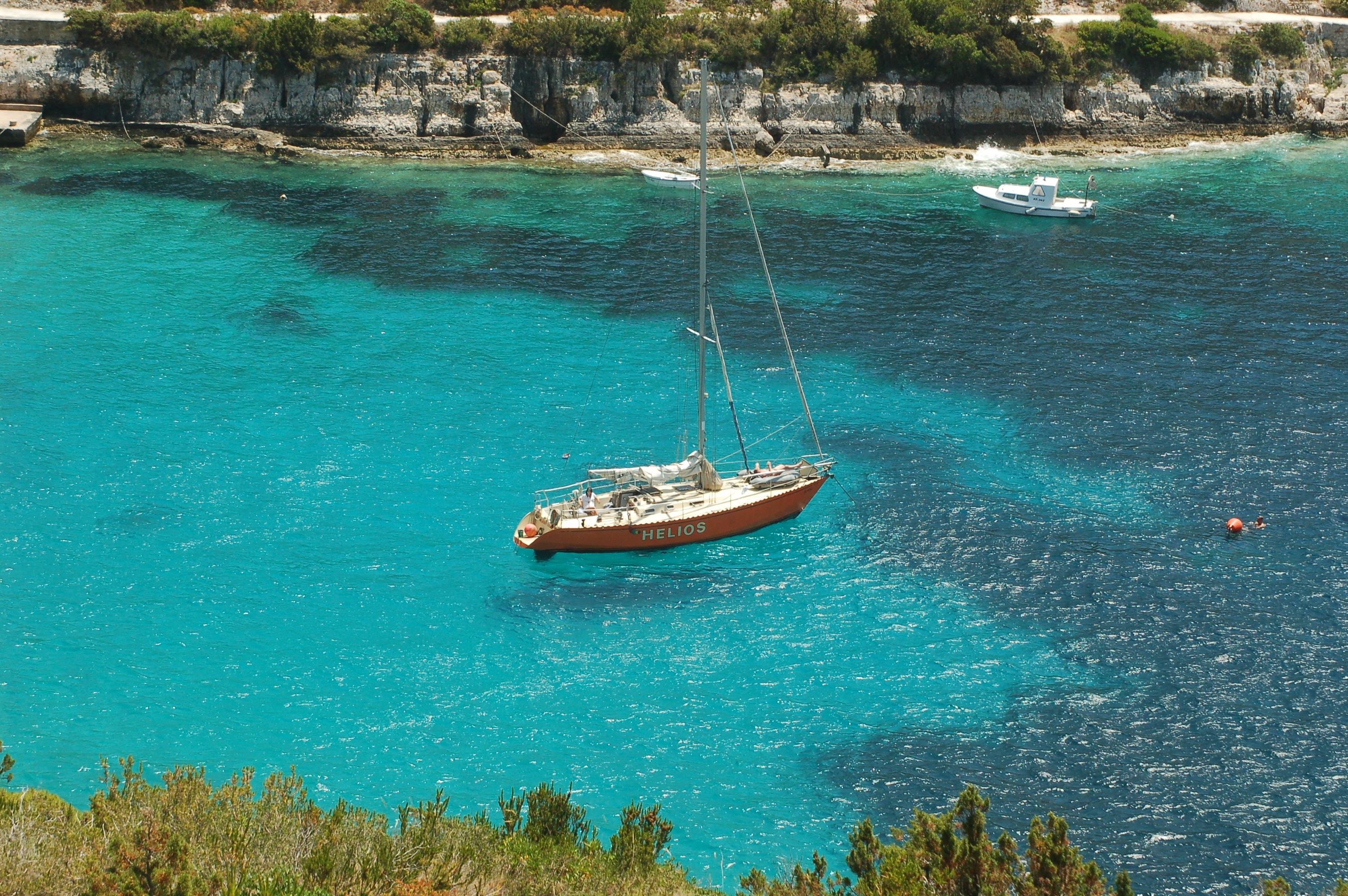 クロアチアのビシェボ島の景色