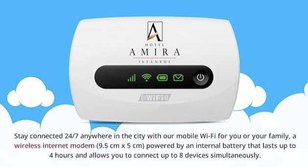 ホテル・アミラの貸し出しwifi