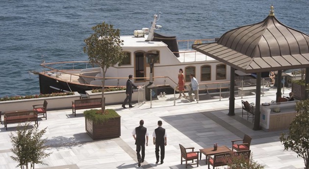 フォーシーズンズ・ホテル・イスタンブール・アット・ザ・ボスポラスの船乗り場