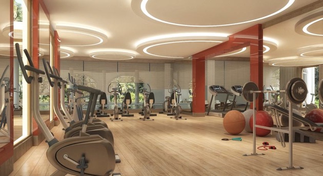 パピリオン・ゼウグマ・リラグジュアリーのジム