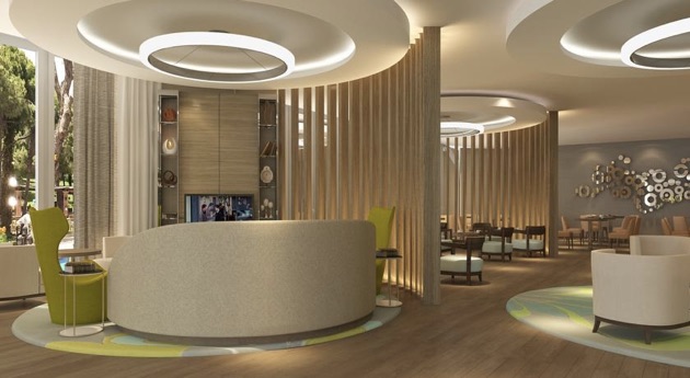 パピリオン・ゼウグマ・リラグジュアリーのラウンジ