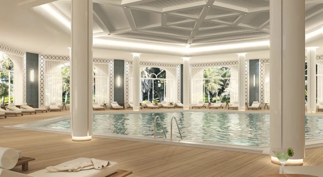 パピリオン・ゼウグマ・リラグジュアリーの屋内プール