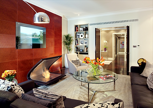 51・バッキンガムゲート・タージスイーツ・アンド・レジデンシズのジャガースイートのリビング