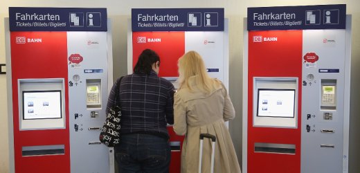 ドイツのチケット販売機