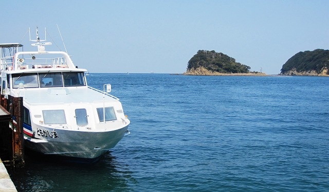 友ヶ島　汽船　桟橋
