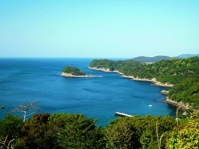 友ヶ島　船　海