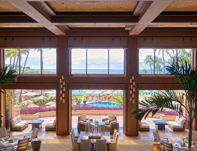 フォーシーズンズ・リゾート・ラナイ・アット・マネレ・ベイ Four Seasons Resort Hawaii, Lanai at Manele Bayのロビー
