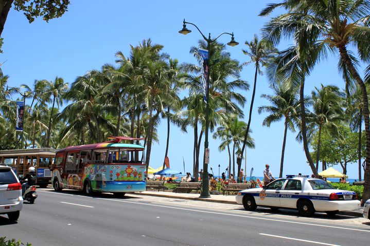 ホノルル 市街地