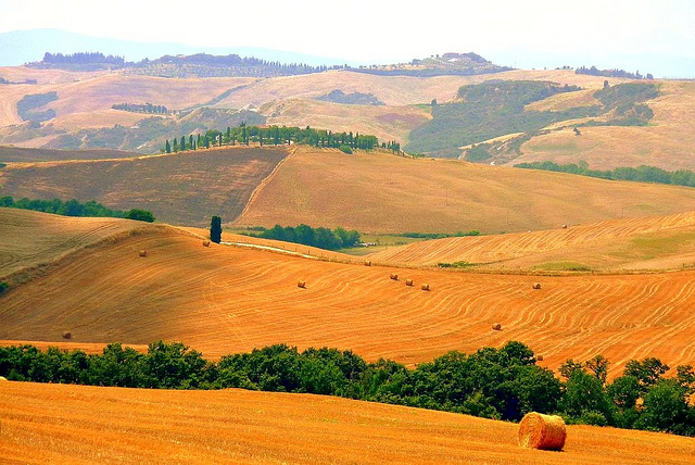 オルチャ渓谷の絶景