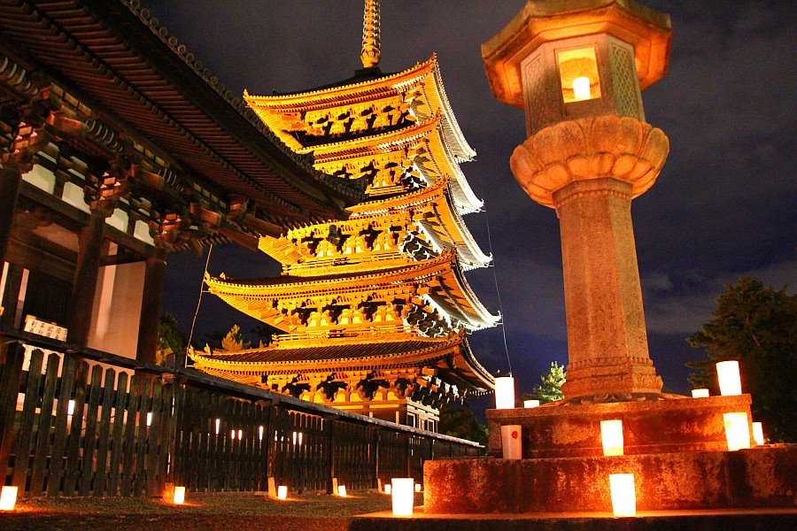燈花会 五重塔