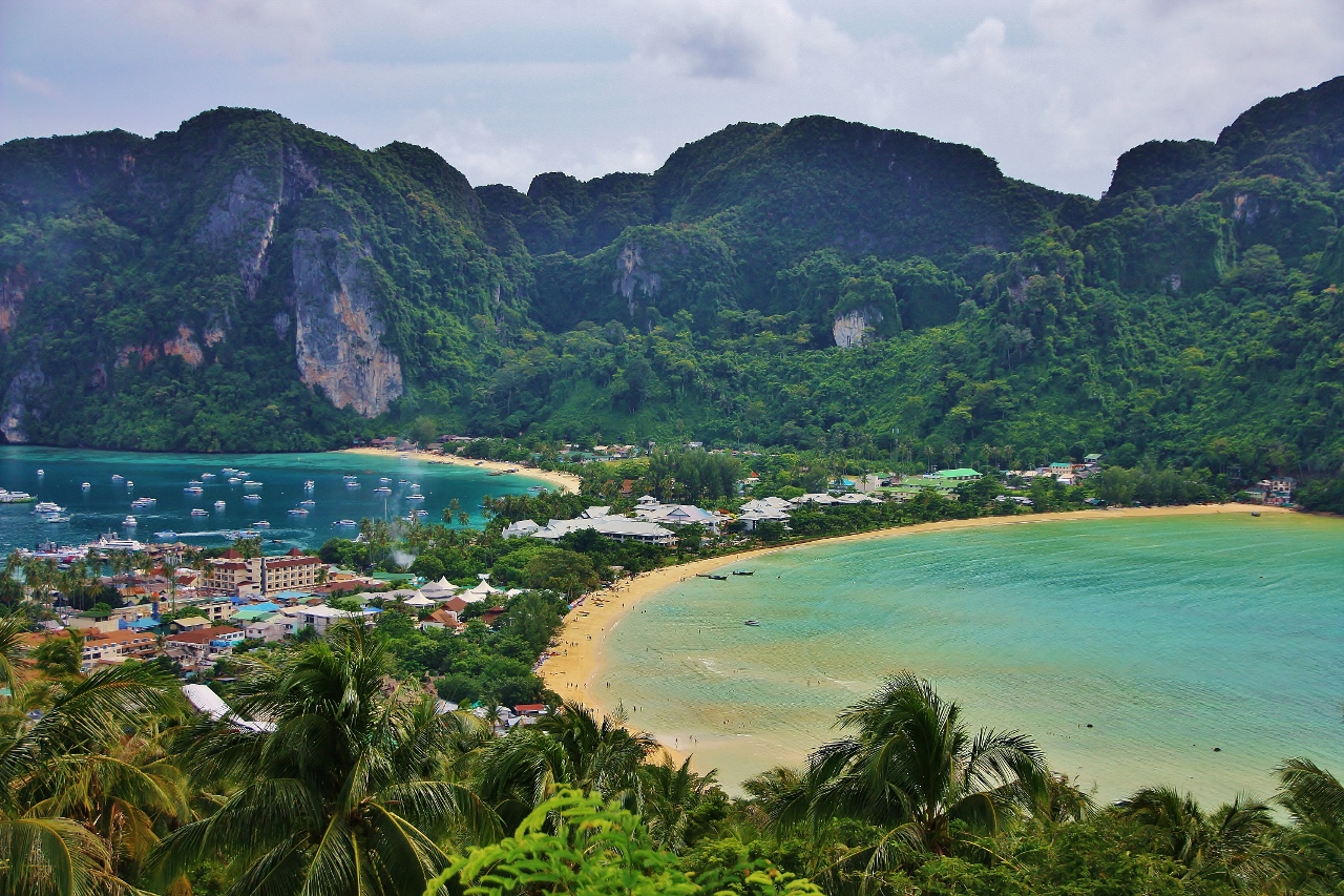 タイ　ピピ・ドン島　展望台からの画像