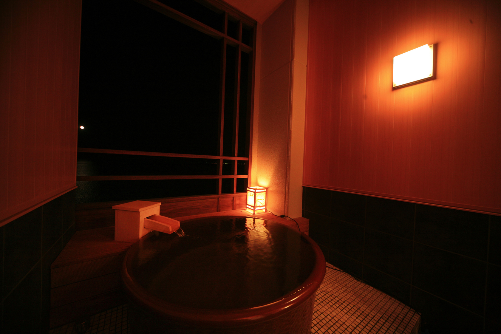 潮騒の宿晴海、晴の棟和洋室露天風呂