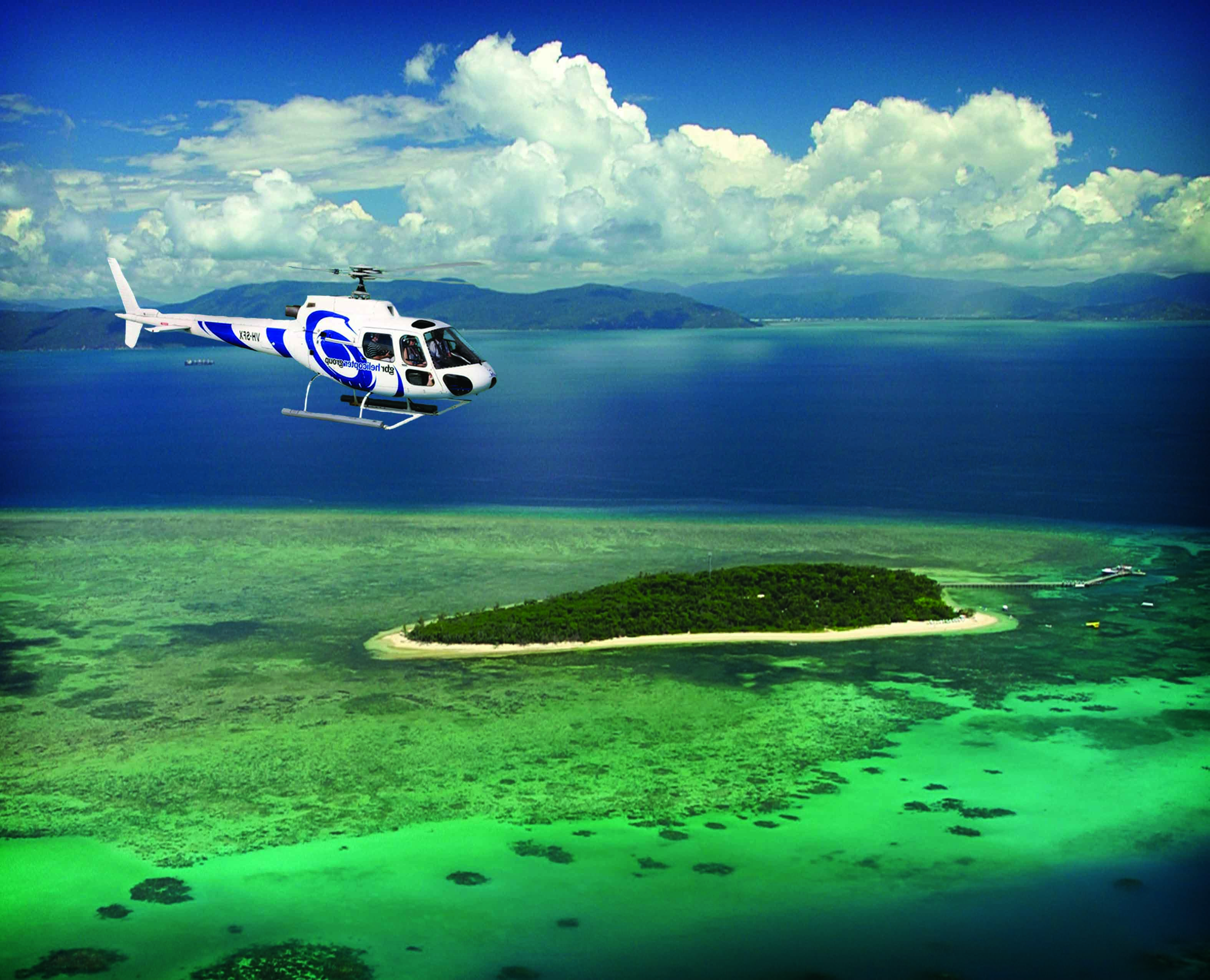 グレートバリアリーフ ヘリ