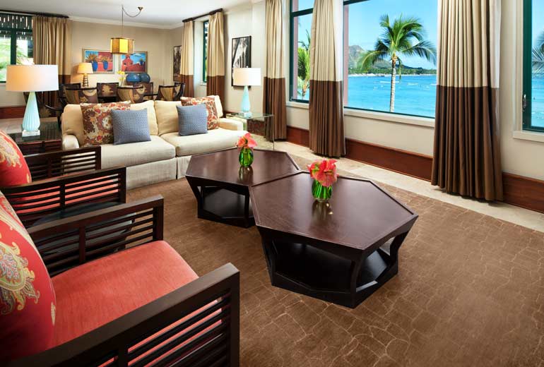 ザ・ロイヤル・ハワイアンの客室