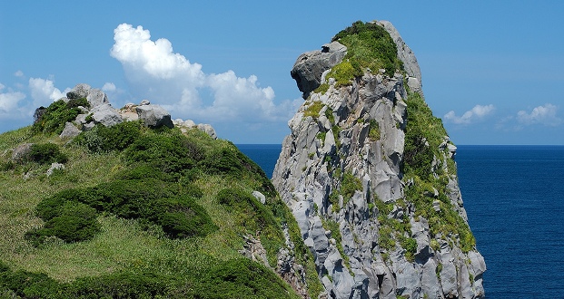 壱岐島にある猿岩