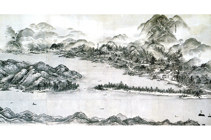雪舟 天橋立図