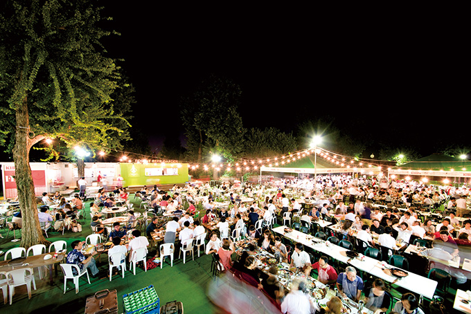 森のビアガーデン