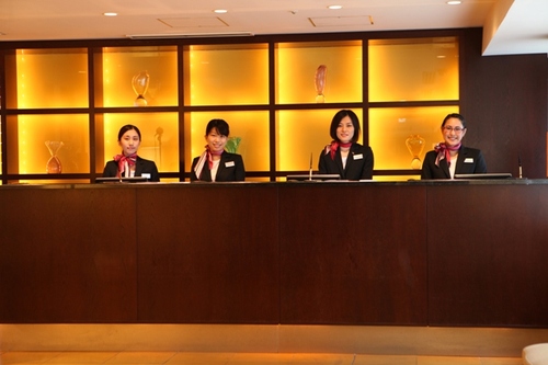 メルキュールホテル銀座東京のロビー