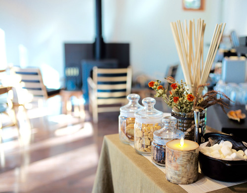 星のや富士のライブラリーカフェ