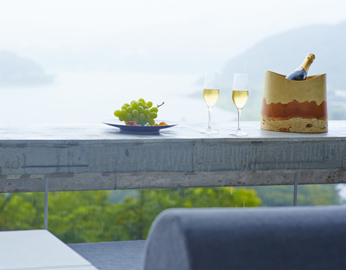 星のや富士の客室からの眺め