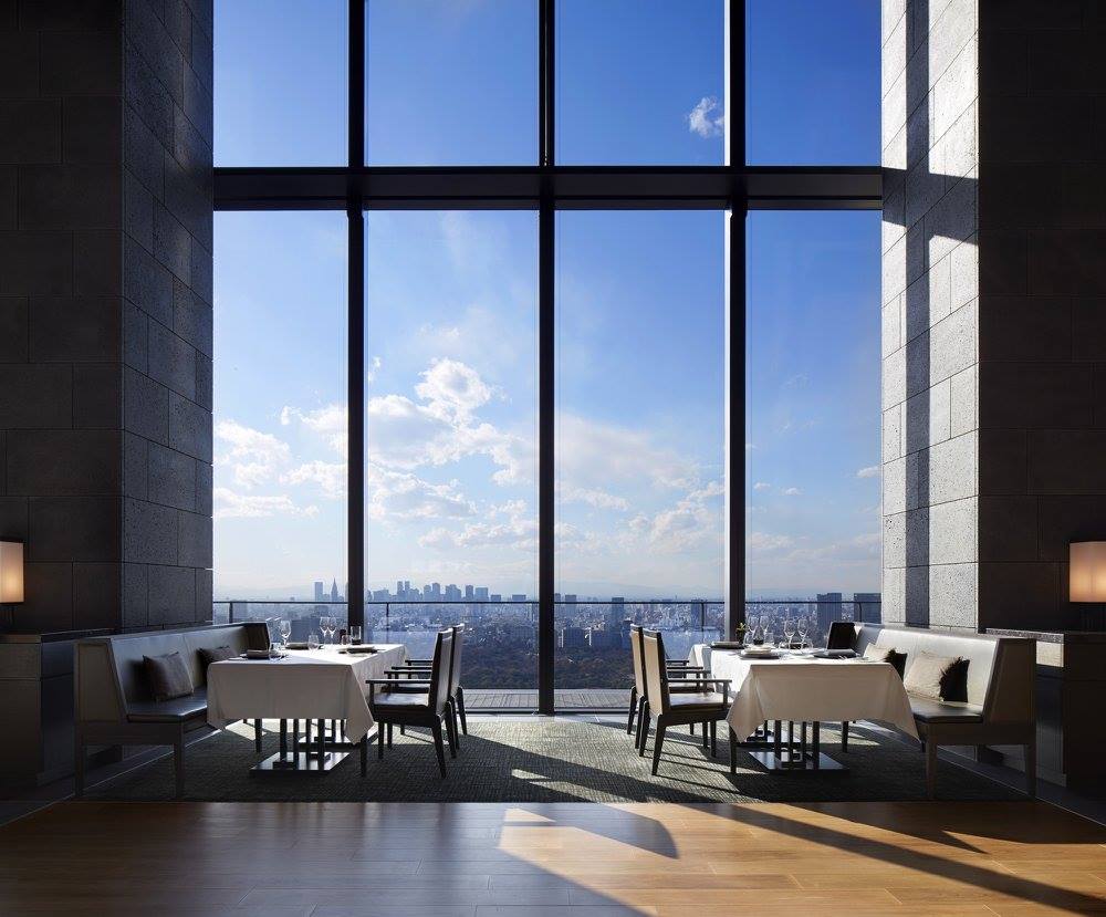 ザ・レストラン by アマンと東京の風景