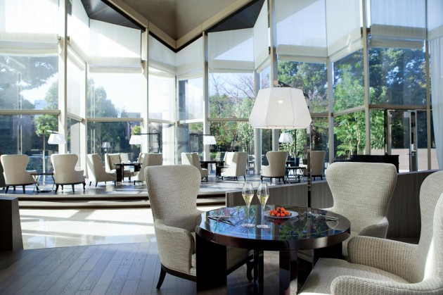 東京マリオットホテルのラウンジ