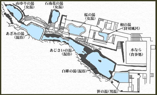 大丸温泉　案内図