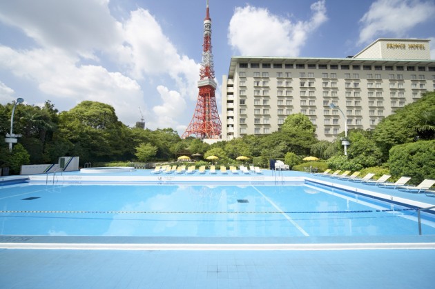 東京プリンスホテルのプール