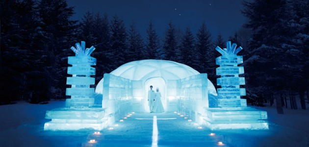 星野リゾート トマムの「氷の教会」