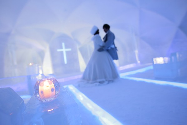 星野リゾート トマムの「氷の教会」