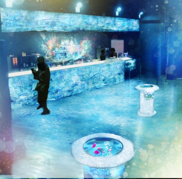 SNOW AQUARIUM by NAKEDのフローズンバー