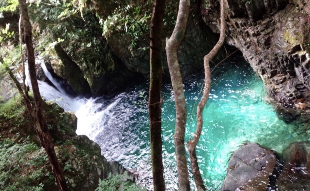 小坂町の三ツ滝