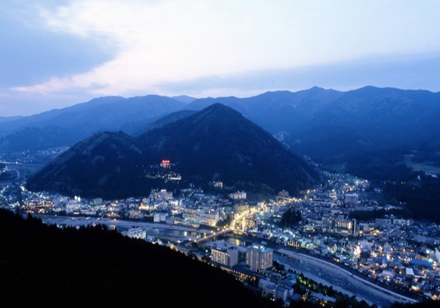 下呂温泉の夜景