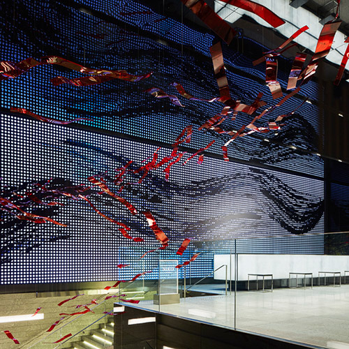 ミレニアム 三井ガーデンホテル 東京のロビーアート