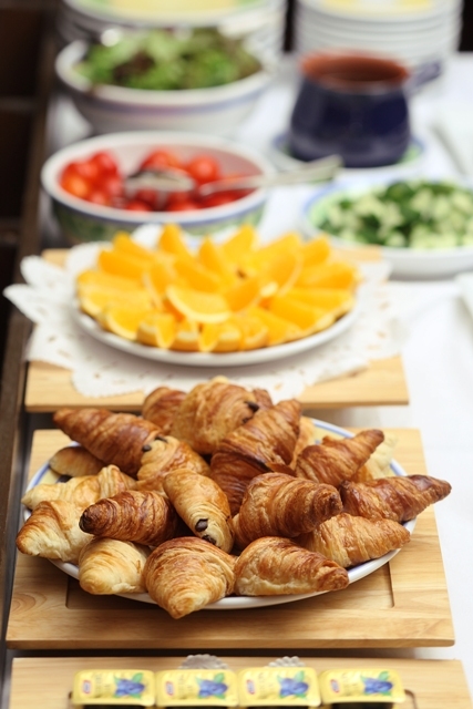 ホテル アバンシェル赤坂のレストランの朝食