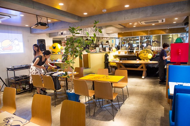 サンデージャム原宿店の内観