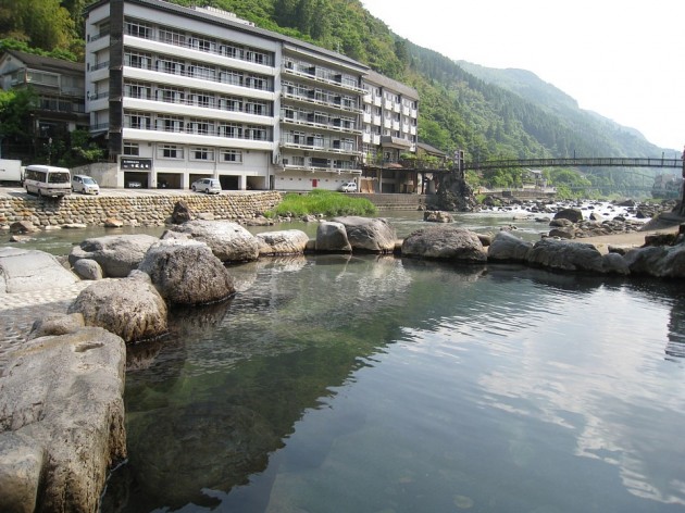天ヶ瀬温泉川湯