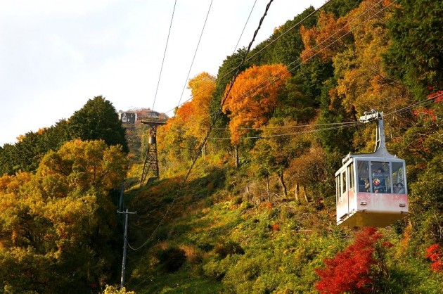 近江八幡市 八幡山ロープウェー