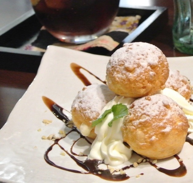 祇をんひつじカフェのシュークリーム